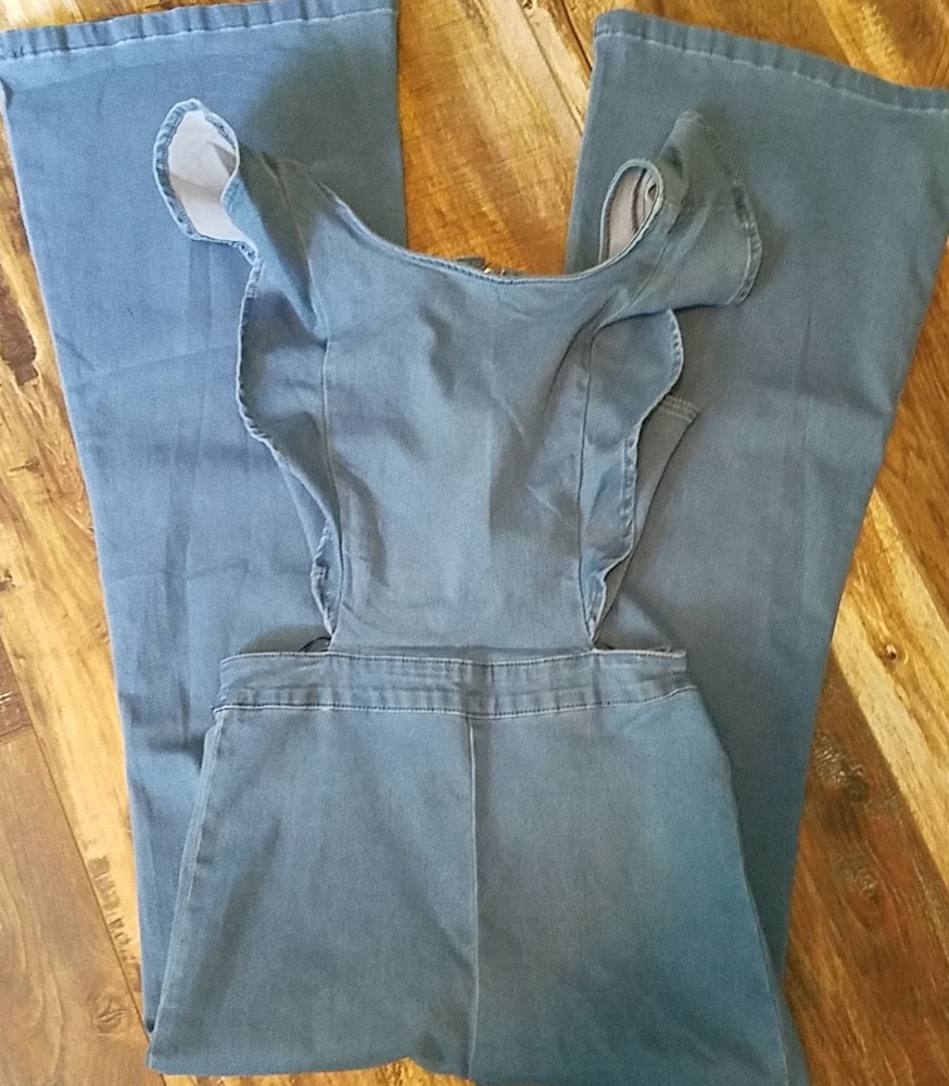 NWOT Denim jumpsuit